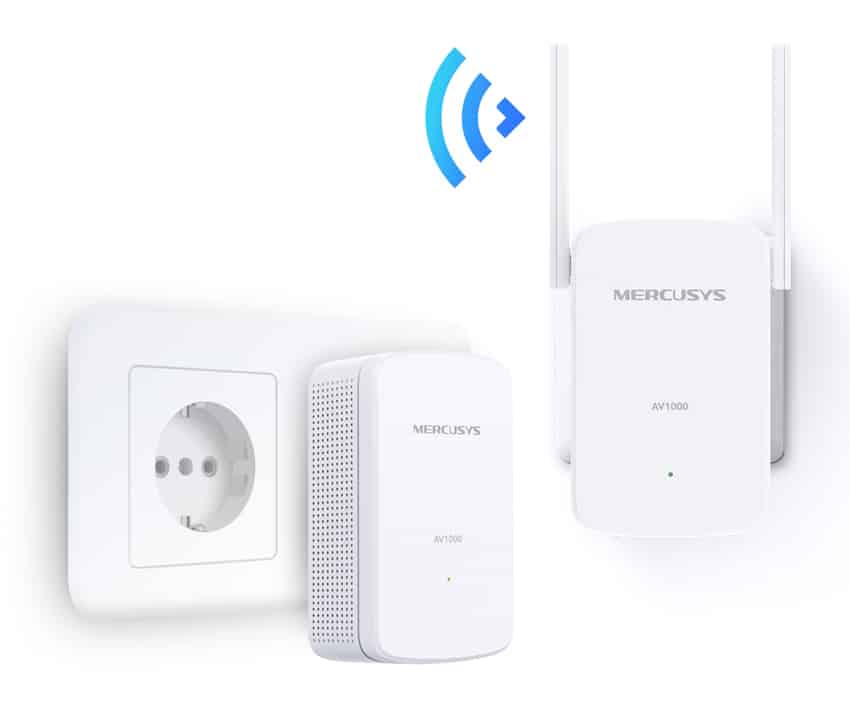 Κιτ επέκτασης Powerline MERCUSYS MP510, AV1000 Gigabit, WiFi, Έκδ.: 1.0 - Image 2