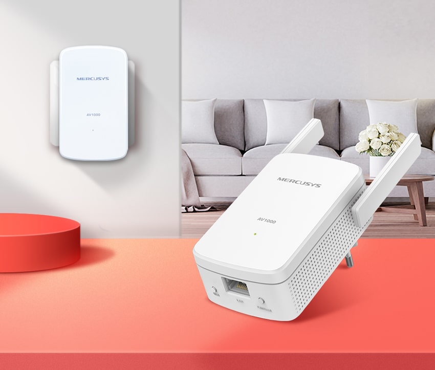 Κιτ επέκτασης Powerline MERCUSYS MP510, AV1000 Gigabit, WiFi, Έκδ.: 1.0 - Image 4