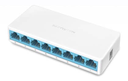 MERCUSYS Desktop Switch MS108, 8x 10/100 Mbps, Έκδ. 2