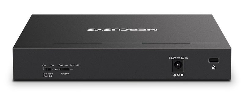 MERCUSYS Desktop Switch MS108GP, 8x 10/100/1000 Mbps, PoE+, Έκδ. 1.0 - Image 3