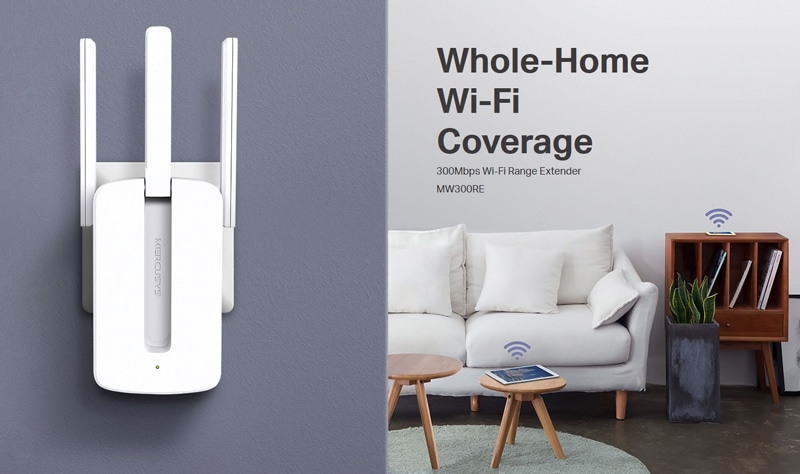 Επέκταση εμβέλειας Wi-Fi MERCUSYS MW300RE, 300Mbps, MIMO, Έκδ. 4 - Image 4