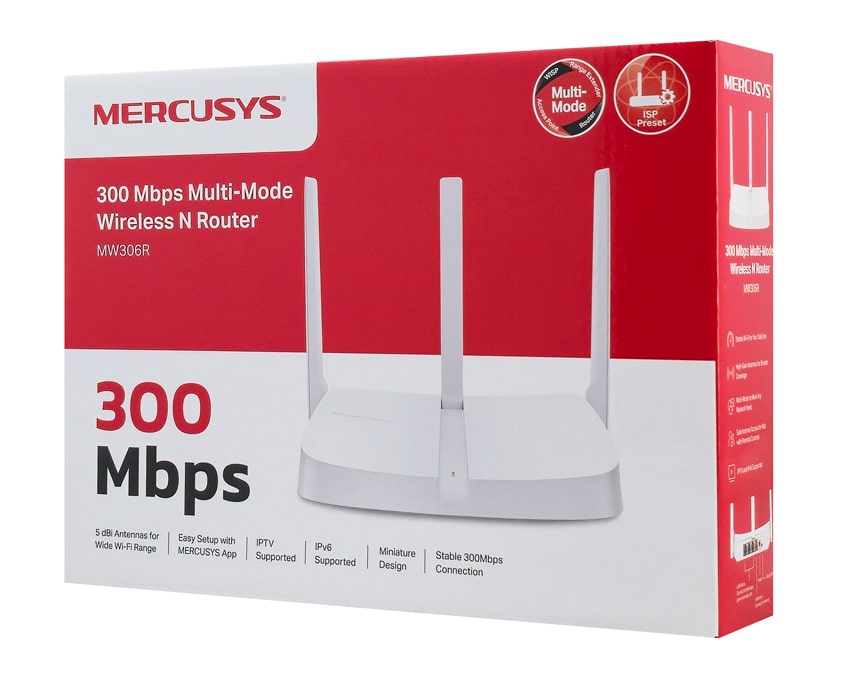 Δρομολογητής MERCUSYS MW306R, 300Mbps, 3x 10/100Mbps LAN, Έκδ. 1.20 - Image 5