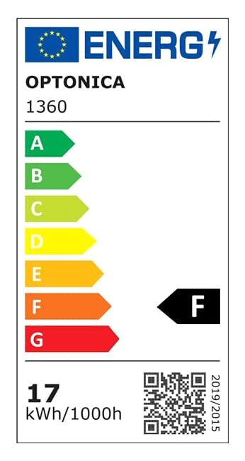 OPTONICA LED λάμπα A60 1360, 17W, 6000K, E27, 1710lm - Image 2