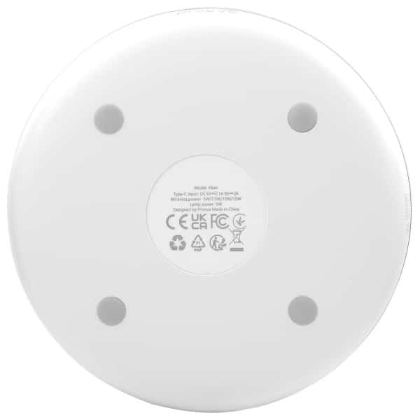 Φωτιστικό κομοδίνου Proove Alien LED RGB 5W με επαγωγική φόρτιση 15W λευκό - Image 3