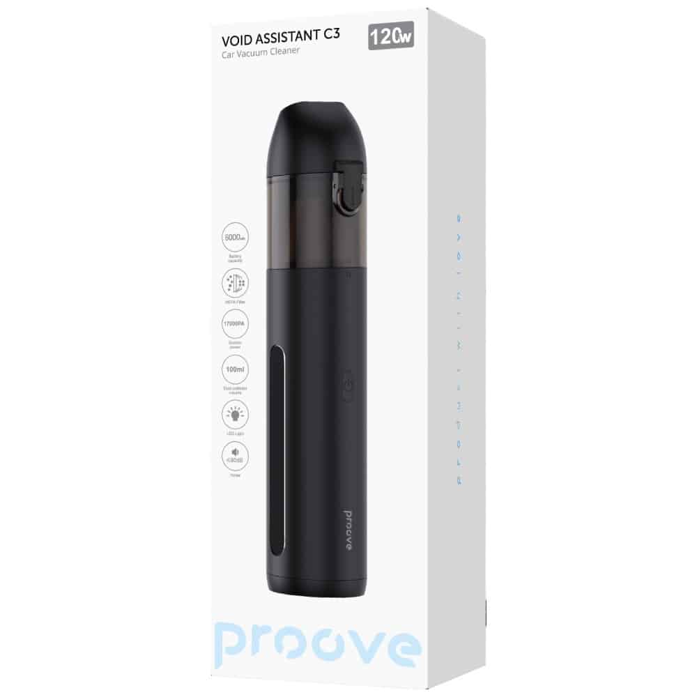 Ηλεκτρική σκούπα αυτοκινήτου Proove Void Assistant C3 μαύρη - Image 7