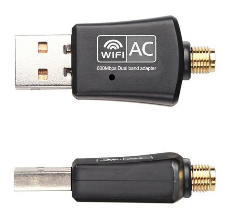 POWERTECH ασύρματος USB αντάπτορας δικτύου PT-1042, 600Mbps, 2.4/5GHz - Image 3