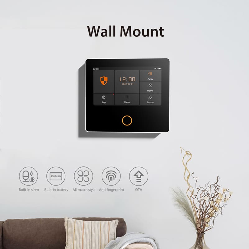 POWERTECH ασύρματο σύστημα συναγερμού PT-1125, αφής, Wi-Fi, 2G, TUYA - Image 5