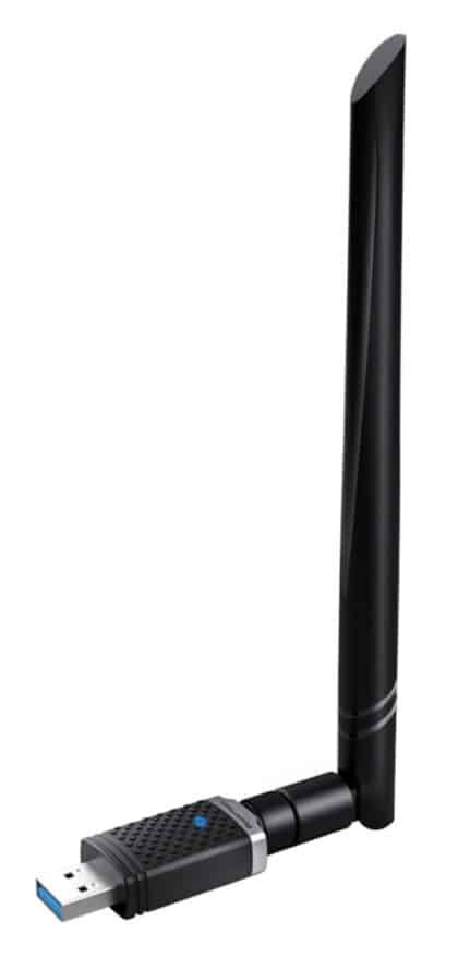 POWERTECH ασύρματος USB αντάπτορας δικτύου PT-1132, 1300Mbps, 2.4/5GHz