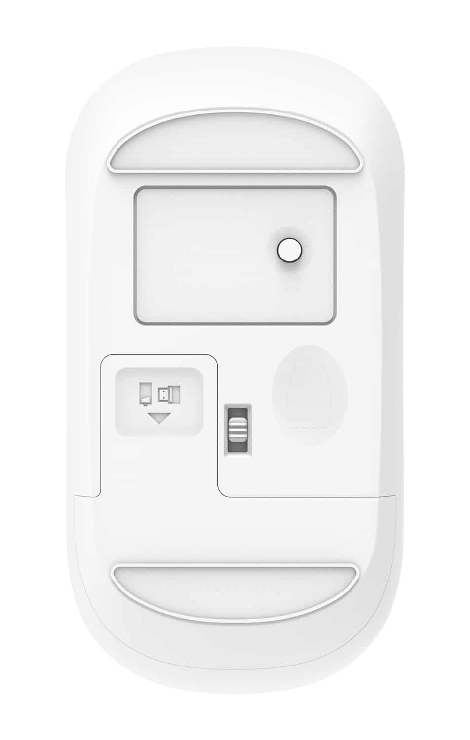 POWERTECH ασύρματο ποντίκι PT-1184, USB δέκτης, 1000DPI, λευκό - Image 4