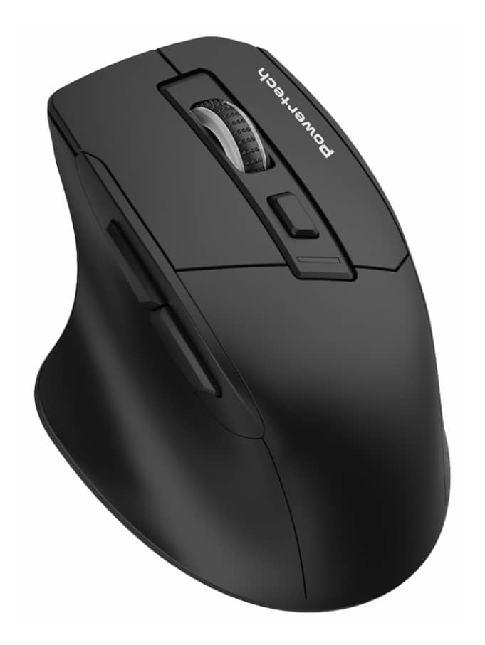 POWERTECH ασύρματο ποντίκι PT-1272, USB δέκτης, 1600DPI, μαύρο - Image 3