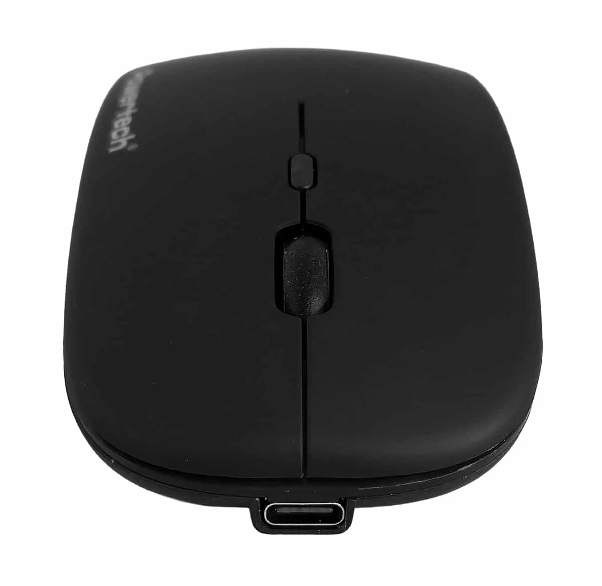 POWERTECH ασύρματο ποντίκι PT-1381, 2.4GHz & Bluetooth, έως 1600DPI, 500mAh, μαύρο - Image 4