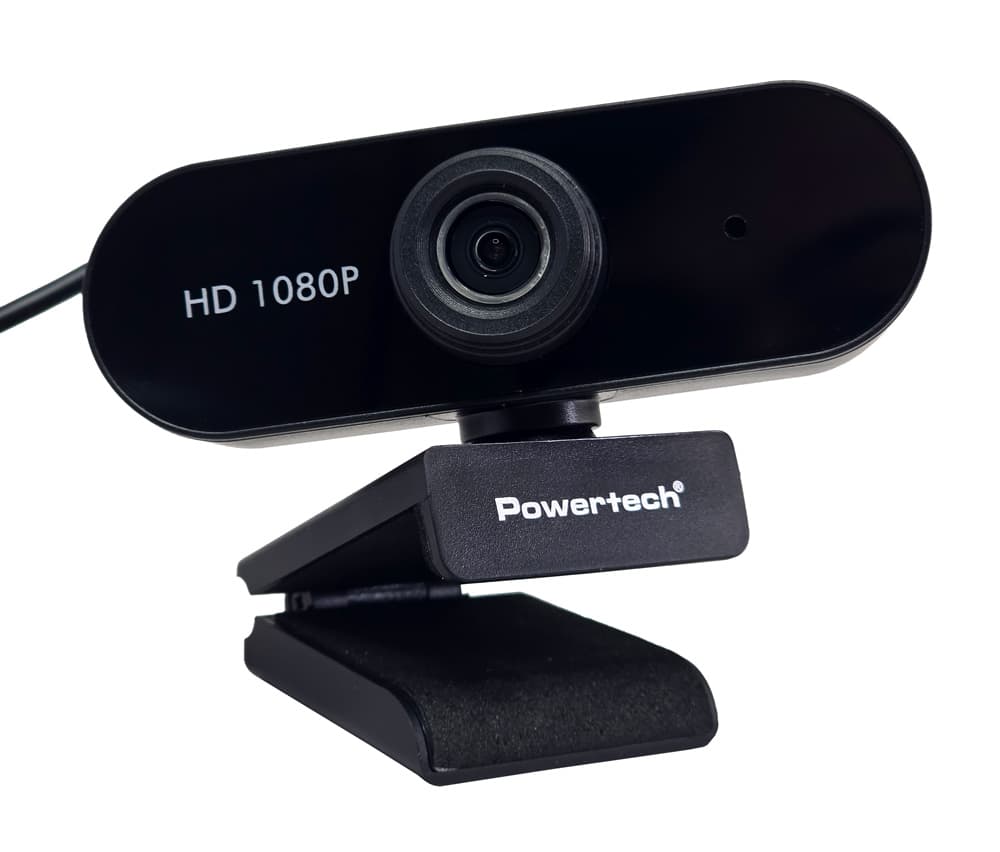 POWERTECH web camera PT-1382, 2MP, 1080p FHD, ρυθμιζόμενη εστίαση, 1.5m, μαύρη - Image 3
