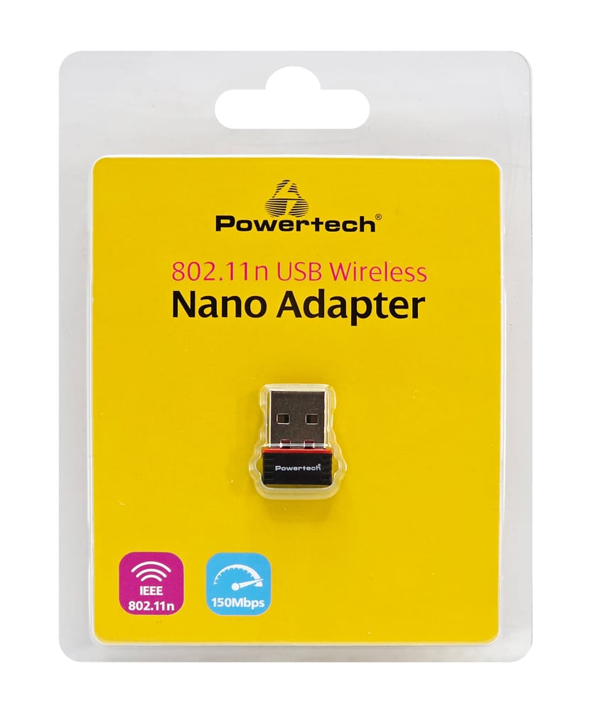 POWERTECH ασύρματος USB αντάπτορας δικτύου PT-1384, 150Mbps WiFi - Image 4
