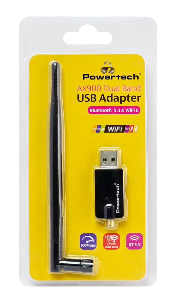 POWERTECH ασύρματος USB αντάπτορας δικτύου & Bluetooth 5.3 PT-1386, 900Mbps WiFi 6 - Image 6