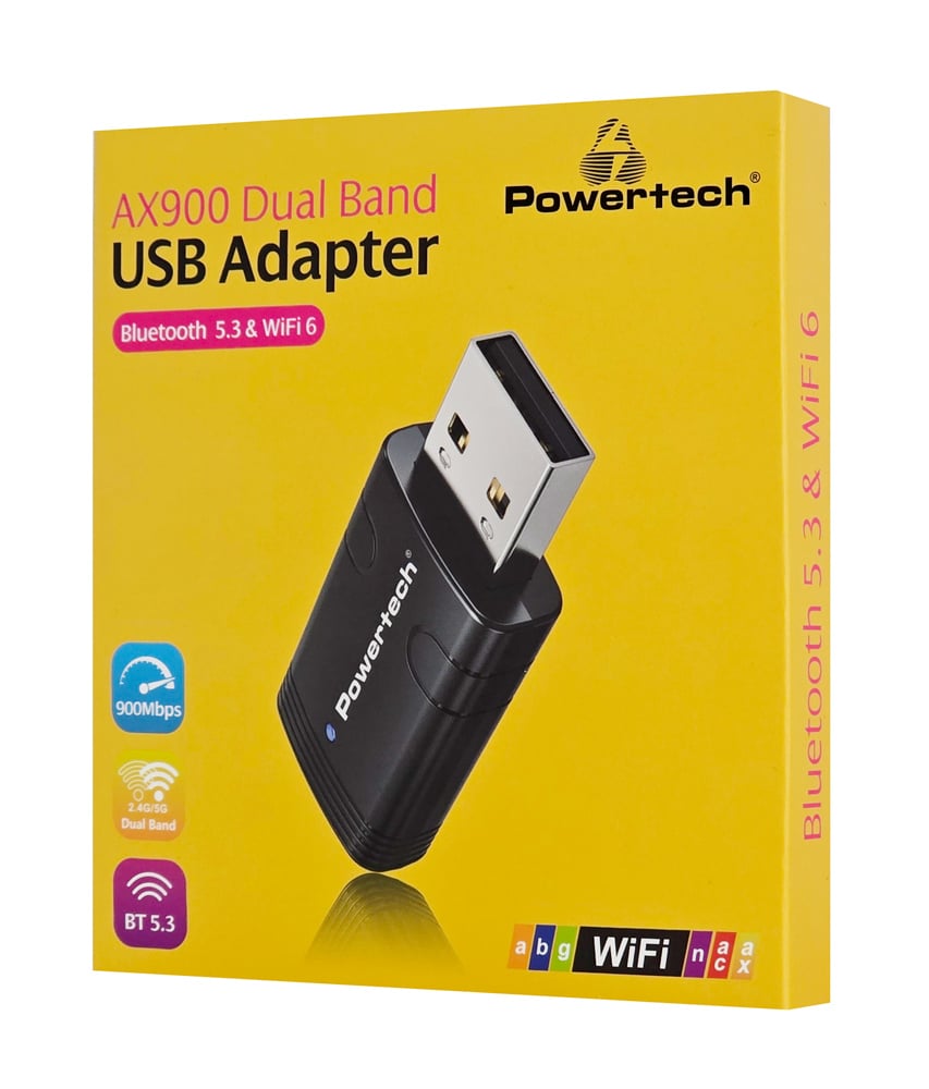 POWERTECH ασύρματος USB αντάπτορας δικτύου & Bluetooth 5.3 PT-1387, 900Mbps WiFi 6 - Image 6