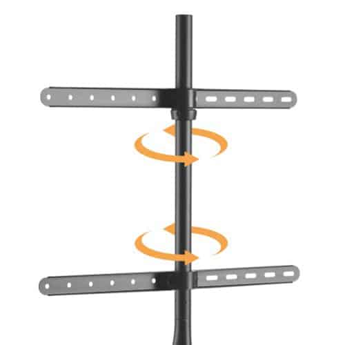POWERTECH βάση τηλεόρασης δαπέδου PT-1400, 45-65", έως 32kg - Image 4
