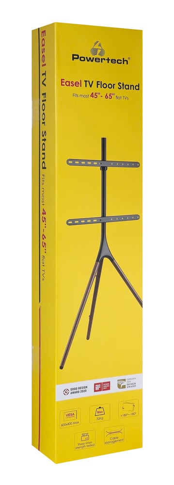 POWERTECH βάση τηλεόρασης δαπέδου PT-1400, 45-65", έως 32kg - Image 9