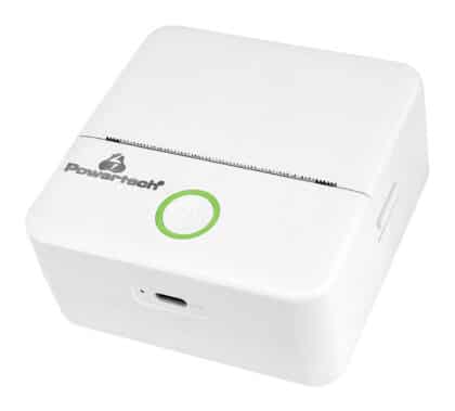 POWERTECH smart θερμικός εκτυπωτής φωτογραφιών & σχεδίων PT-1420, 200dpi, Bluetooth, λευκός