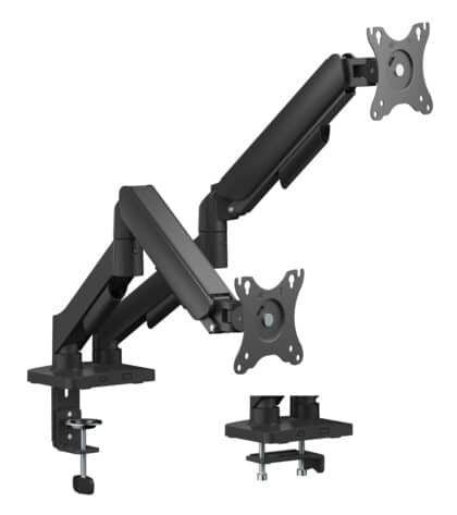 POWERTECH βάση γραφείου για 2x οθόνες PT-1425, 17-32", έως 9kg