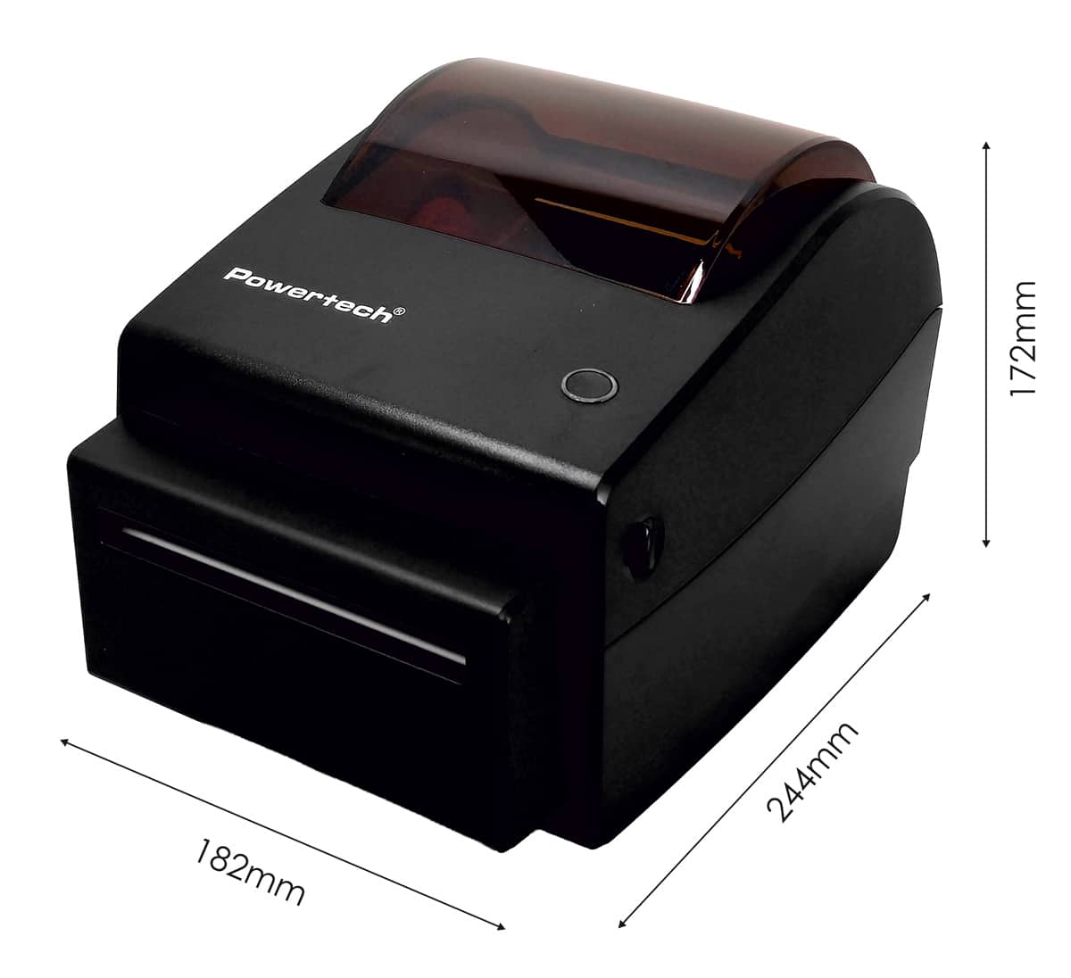 POWERTECH θερμικός εκτυπωτής ετικετών PT-1510, USB/Ethernet/Serial, auto cutter, μαύρος - Image 5