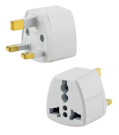 POWERTECH αντάπτορας ρεύματος από UK σε universal PT-368, 13A, copper, λευκός