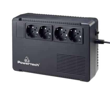 POWERTECH UPS Line Interactive PT-950C, 950VA/570W, 4x σούκο