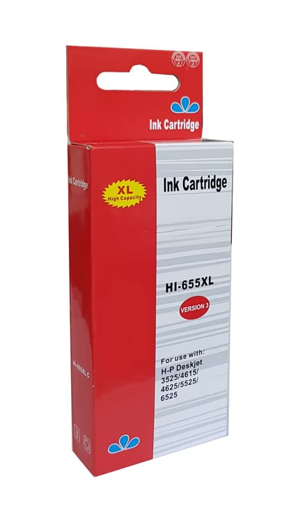 Συμβατό Inkjet για HP, 655, 21.6ml, μαύρο - Image 2