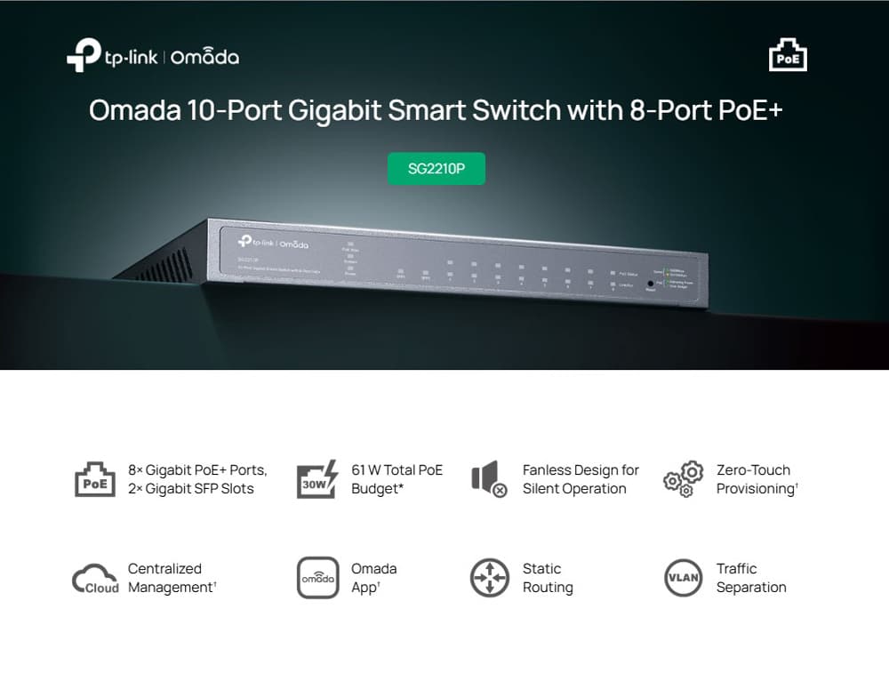 SWITCH TP-LINK TL-SG2210P - Image 5