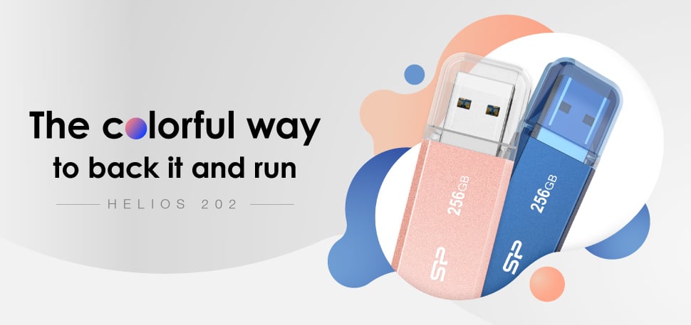 SILICON POWER USB Flash Drive Helios 202, 64GB, USB 3.2, ροζ χρυσό - Image 2