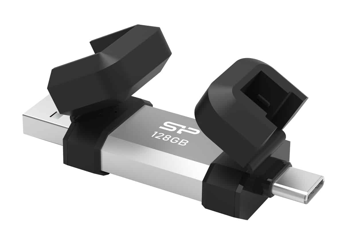 Μονάδα Flash USB SILICON POWER C51, USB/USB-C, 128GB, 120MBps, ασημί - Image 5