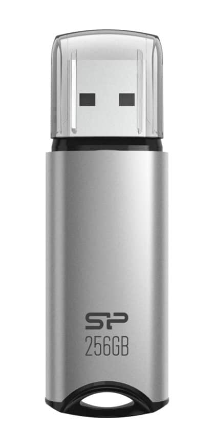 Μονάδα Flash USB SILICON POWER Marvel M02, 256GB, USB 3.2, γκρι