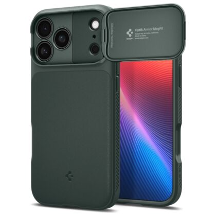 Spigen Optik Armor - θήκη για Apple iPhone 17 Pro Max - Πράσινο