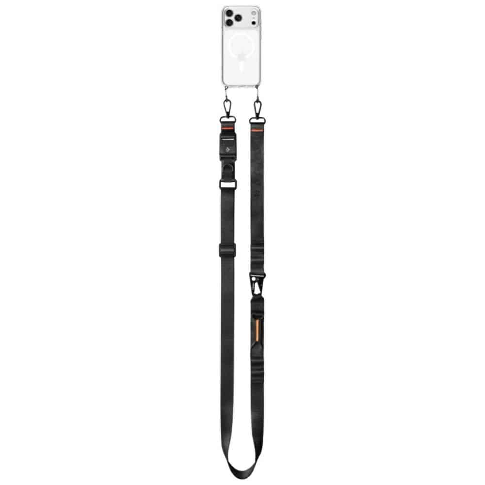 Universal λουρί crossbody Spigen DA30M κορδόνι μαύρο - Image 2