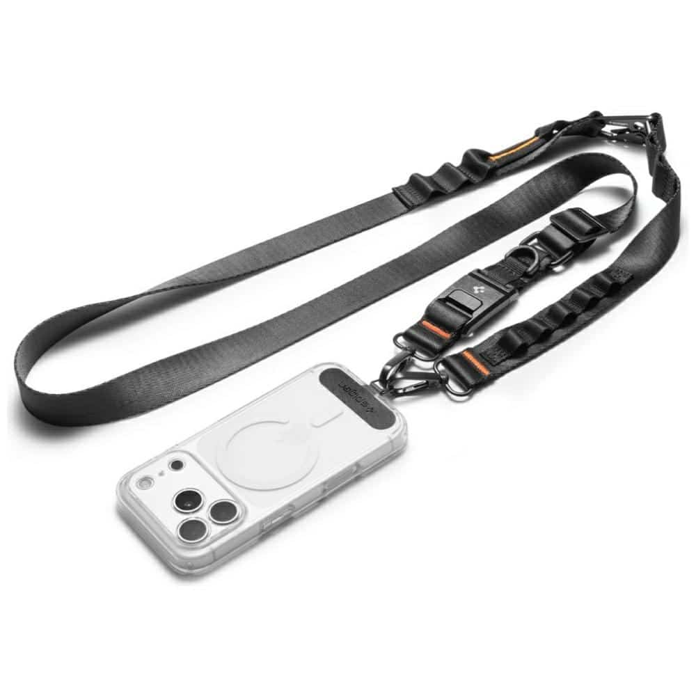 Universal λουρί crossbody Spigen DA30M κορδόνι μαύρο - Image 7