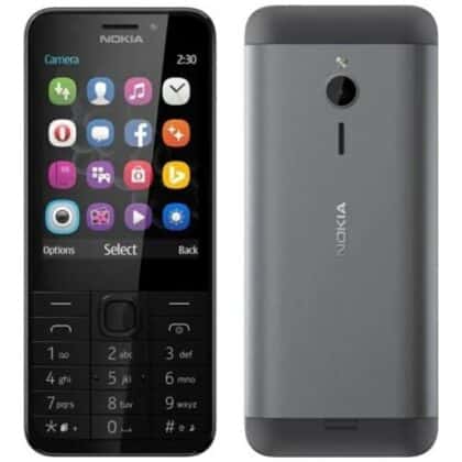 Τηλέφωνο Nokia 230 TA-1609 DS, μαύρο (αγγλικό μενού)