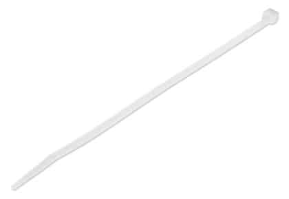 POWERTECH δεματικά καλωδίων TIES-059, 400x4.8mm, λευκά, 100τμχ