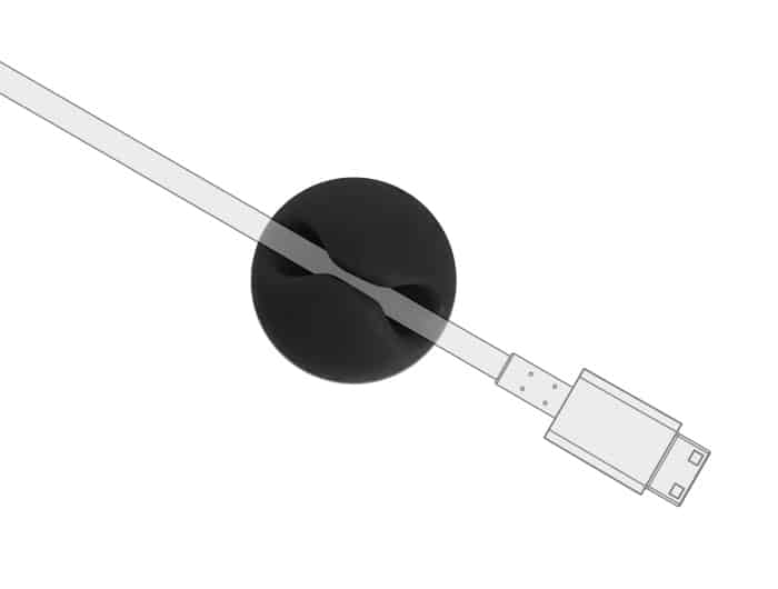 POWERTECH οργανωτές καλωδίων TIES-071, 1 θέση, Φ5mm, μαύρο, 10τμχ - Image 2