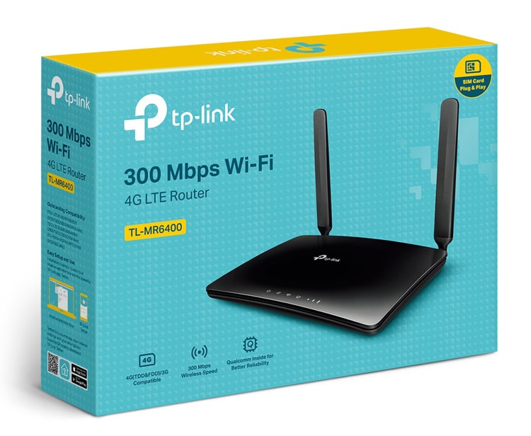 Ασύρματος δρομολογητής TP-LINK TL-MR6400, 4G LTE, Wi-Fi 300Mbps, Έκδ. 4.0 - Image 5
