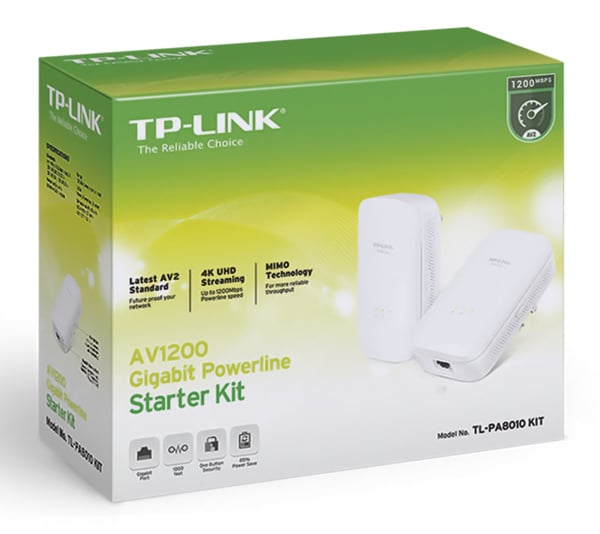 Κιτ εκκίνησης TP-LINK Powerline TL-PA8010, AV1200 Gigabit, Έκδ. 1.0 - Image 3