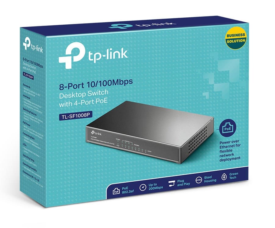 SWITCH TP-LINK TL-SF1008P - Image 2
