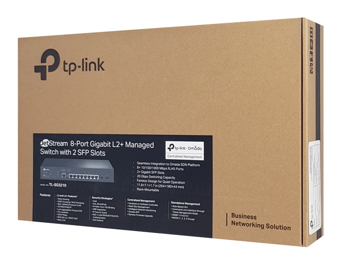 Διαχειριζόμενος διακόπτης TP-LINK JetStream L2+ TL-SG3210, 8 θυρών Gigabit, έκδ. 3.0 - Image 3