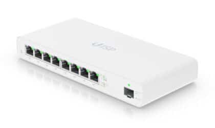 UBIQUITI Switch UISP, 8 θυρών Gigabit, 10/100/1000 Mbps, PoE