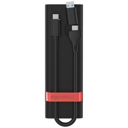 Θήκη SSD Verbatim M.2 NVMe USB 3.2 Gen 2 με καλώδιο USB A/USB C, μαύρο 32261