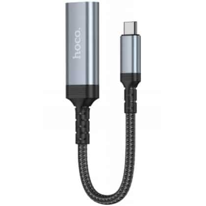 Προσαρμογέας βίντεο USB-C σε HDMI Hoco UA43A, γκρι