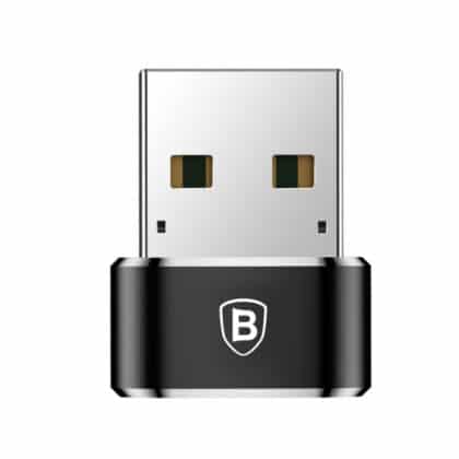 Προσαρμογέας USB-C σε USB-A Baseus, Μαύρος CAAOTG-01