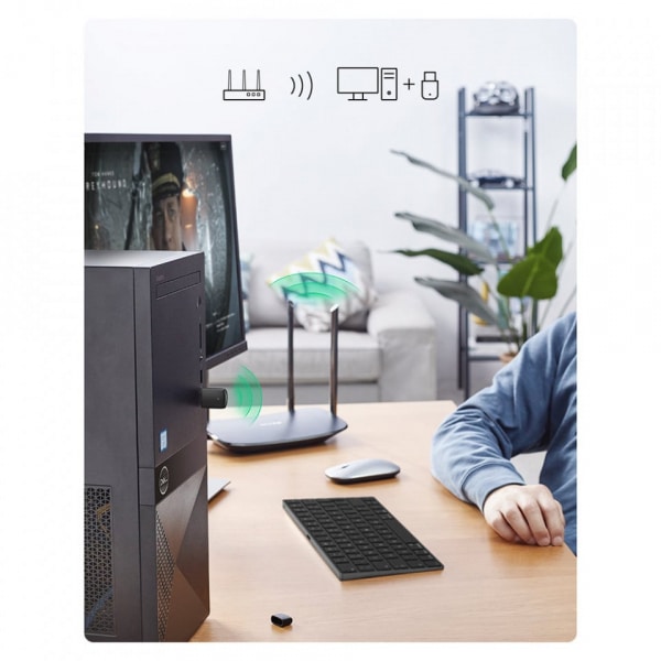 Προσαρμογέας Wi-Fi UGREEN CM448, Διπλής Ζώνης, Μαύρο - Image 4