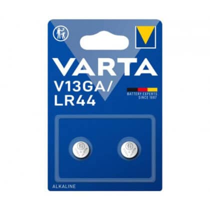 Αλκαλική μπαταρία Varta, V13GA / LR44, συσκευασία 2 τεμαχίων