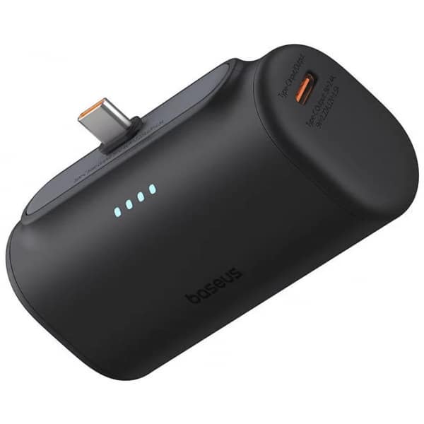 Powerbank Baseus Compact USB-C Έκδοση, 5000mAh, 20W, PD, Μαύρο P10068306113-00 - Image 5