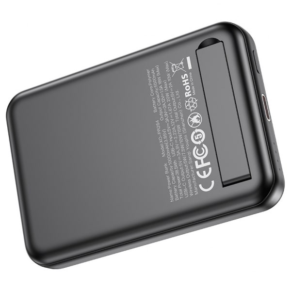 Powerbank XO DESIGN PR264, 10000mAh, 20W, PD + FQI, Μαύρο - Image 2