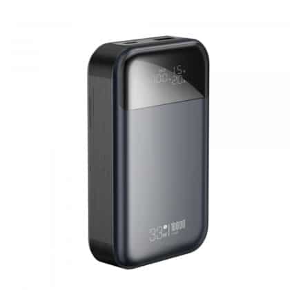 Powerbank XO DESIGN PR232, 10000mAh, 33W, QC + PD, Μαύρο